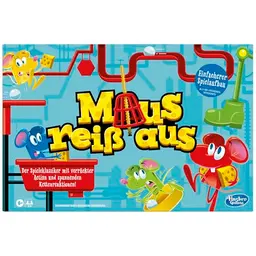 Maus reiß aus: Familienspiel für 2-4 Spieler, klassisches Brettspiel für Kinder ab 6 Jahren