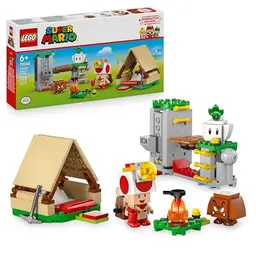 LEGO Super Mario Captain Toad Camp - Interaktives Spielzeug mit Figuren - Spielset für Kinder ab 6 Jahren - 72040