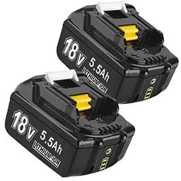 2X 18V 5.5Ah Ersatzakku für Makita Werkzeuge mit LED