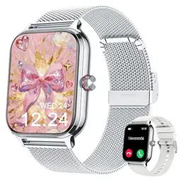 LODIMEKE Smartwatch mit Blutdruck, Herzfrequenz & Schlaftracking, 1.96" AI Fitnessuhr, wasserdicht, Schrittzähler, Wecker, Taschenrechner, iOS & Android geeignet