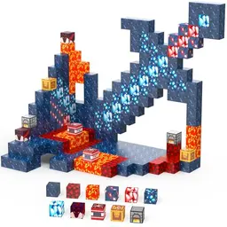 Magnetische Bausteine 100 Teile - Spielzeug für Kinder ab 3 Jahren - Geschenkidee zu Geburtstag und Weihnachten