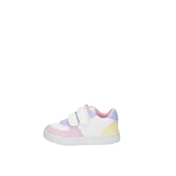 Geox Baby Mädchen B Eclyper Girl Sneaker, Weiß/Gelb, 24 EU
