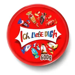 Celebrations Ich liebe dich - Personalisierte Pralinen-Dose zum Valentinstag (600 g)