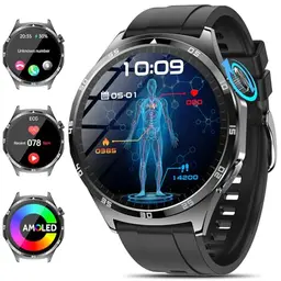 Smartwatch Herren 2026 mit EKG, Blutdruck, Schlaf- und Stimmungsmessung, Herzfrequenz, SPO2, Bluetooth, SOS, Fitnessuhr für iOS/Android