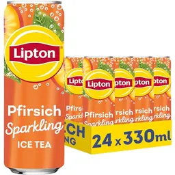 LIPTON ICE TEA Pfirsich, spritziger Eistee (24 x 0.33 l)