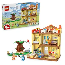 LEGO Bluey: Blueys Haus mit Räumen, Garten, Minifiguren und Zubehör – Geschenk für Kinder ab 4 Jahren