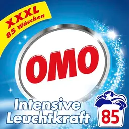 Omo Waschpulver XXXL Vollwaschmittel für Leuchtkraft und Frische 85 WL