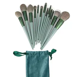 SJBAUTYO 13-teiliges Make-up Pinsel Set, professionelles Kosmetikpinsel Kit für Foundation, Blush und Lidschatten