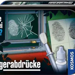 Die drei ??? Fingerabdrücke - Detektiv-Spielset für Kinder ab 8 Jahre, Geschenk, Schwarz