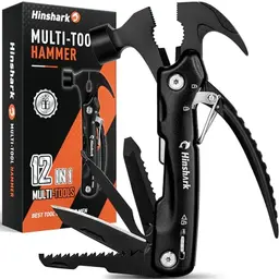 Hinshark 12-in-1 Multitool für Männer – Lustiges Camping Zubehör, Ostergeschenke und Vatertagsgeschenk