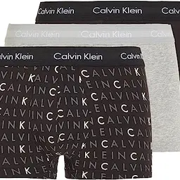 Calvin Klein Herren 3er Pack Boxershorts Low Rise Trunks, Mehrfarbig, XL