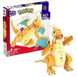 MEGA Pokémon Dragoran - 388-teiliges Bauset mit aktivierbaren Flügeln für Kinder ab 8 Jahren