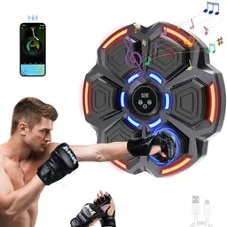 Snawowo Musik-Boxmaschine für Erwachsene - Elektronische Boxing Maschine mit Boxhandschuhen und Bluetooth