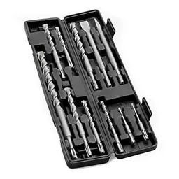 TROTEC SDS-plus Bohrer- und Meißel-Set für Bohrhammer (11-teilig)