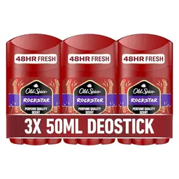 Old Spice Rockstar Deostick, 3x50ml, lang anhaltender Frischduft, schützt vor Gerüchen, ohne Aluminiumsalze