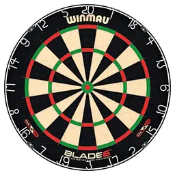 WINMAU Blade 6 Dartscheibe - Professionelle Dartscheibe für Stahlspitzen - PDC unterstützt