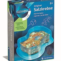 Clementoni Galileo Lab Salzkrebse - Züchte und beobachte Urzeitkrebse - Spielzeug für Kinder ab 8 Jahren