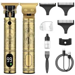 Professioneller Haarschneider & Barttrimmer für Herren, kabellos mit LCD Bildschirm