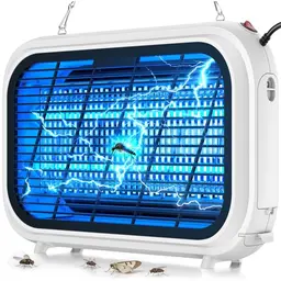 Elektrischer Insektenvernichter mit 20W UV-Lampe, wasserdicht, für Garten und Innen, mit 1,5 m Kabel