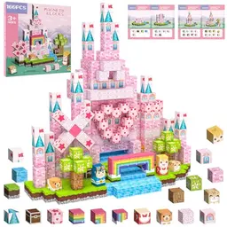 Crifeton Magnetische Bausteine 100 PCS - Spielzeug für Kinder ab 3 Jahren, ideales Geschenk für Jungen und Mädchen