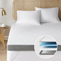 Degrees of Comfort Topper 180x200cm, 8cm Höhe, Gel Memory Foam, Öko-Tex Zertifiziert