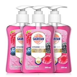 Sagrotan Handseife Brombeere & Waldfrüchte – 3 x 250 ml