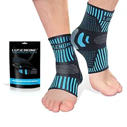 Atmungsaktive Knöchelbandage für Damen und Herren - 2 Stück, ideal bei Fußbeschwerden und Sport