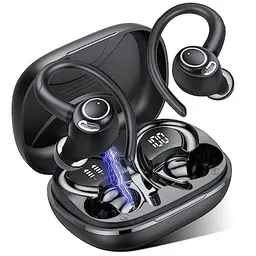 Bluetooth-Sportkopfhörer, kabellos, mit Ohrhaken
