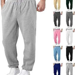 Herren Jogginghose Baggy Baumwolle Leicht Slim Fit Freizeithose Casual Atmungsaktiv