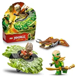 LEGO NINJAGO Lloyd vs. Erdmonster-Spinner - Ninja Spielzeug mit Kampfkreiseln und 2 Minifiguren - Geschenk für Kinder ab 6 Jahren