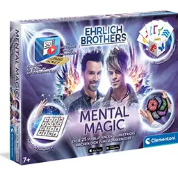Clementoni Ehrlich Brothers Mental Magic - Zauberkasten für Kinder ab 7 Jahren mit Anleitung und 3D Videos