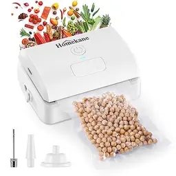 HOMEKANE Mini Vakuumiergerät – Wiederaufladbarer Handvakuumierer für Snacks