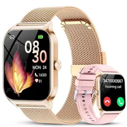 CASCHO Smartwatch für Damen, 1.85" HD Display, Herzfrequenz- und Schlafmonitor, mehr als 120 Sportmodi, IP68 Fitness Tracker, kompatibel mit Android und iOS