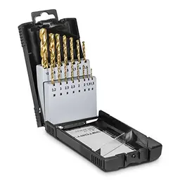 TROTEC HSS Metallbohrer-Set 15-teilig 1,5 - 10 mm für Akku-Bohrer