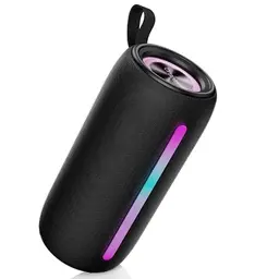 oraolo Bluetooth Lautsprecher mit RGB Lichtern, wasserdicht, tragbar für Zuhause und Party