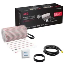 AEG Fußbodenheizung Komplettset 2,5 m², 200 W/m², Comfort Turbo Thermo