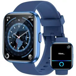 Woneligo Smartwatch für Herren und Damen mit Telefonfunktion, 1.8" Display, 24H Herzfrequenz, IP68 wasserdicht, 100+ Sportmodi