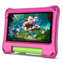 VASOUN 7 Zoll Kinder-Tablet 32GB mit Kindersicherung und Schutzhülle, Rosa