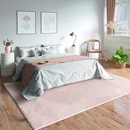 Mia's Teppich Olivia - waschbar - 60x110 cm - Rosa