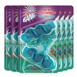 Cillit Bang Color Power 6 WC-Spüler, Türkisspüler, Duo, 6er Pack