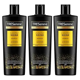 TRESemmé Lamellar Shine Shampoo 3 x 400 ml – Ultraglänzendes Finish wie vom Friseur