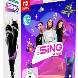 Let's Sing 2025 - Deutsche Version mit 2 Mikrofonen (Nintendo Switch)