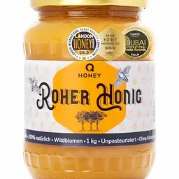 Q Honey – Wildblütenhonig vom Imker, geprüft & international anerkannt, 1 kg