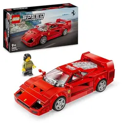 LEGO Speed Champions Ferrari F40 Supersportwagen, Spielset mit Minifigur, Sammelset für Kinder, Geschenk für Jungen und Mädchen 76934