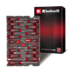 Einhell E-Case 17-tlg. Schraubendreher-Set, präzise, robust aus Chrom-Vanadium