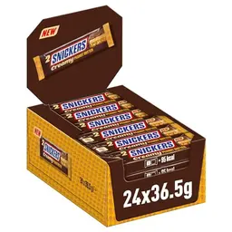 Snickers Creamy Peanut Butter Schokoriegel, Doppelpack, 24 x 36,5g