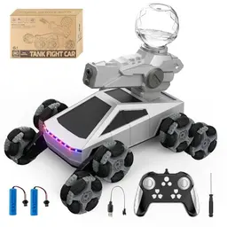 ZQIN ferngesteuertes Auto, 1:16, für Kinder ab 3 bis 10 Jahre, 2,4GHz, Monstertruck mit LED-Licht, Wasserpistole, 8 Räder