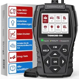 ThinkOBD500 OBD2 Diagnosegerät für Auto mit Vollfunktionen, Motordiagnose, Tastenkombination und Unterstützung für OBDII/EOBD