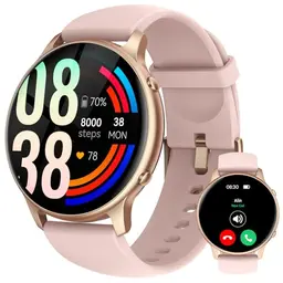 Luxtrine Smartwatch Damen - 1,32" Touchscreen, IP68 Wasserdicht, Fitnessuhr mit Herzfrequenz- und Schlafmonitor