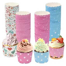 200 Stück Muffinförmchen Papier für Cupcakes - Backbecher für Geburtstagsfeiern, Hochzeiten und Partys